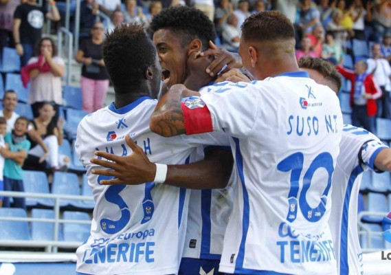 'Choco' Lozano rompe sequía y anota su segundo gol de la temporada con Tenerife