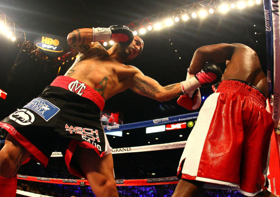 Mayweather vs Cotto, en imágenes