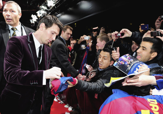 Las mejores imágenes de la gala del Balón de Oro 2011.