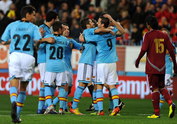 Los partidos de las selecciones en imagenes