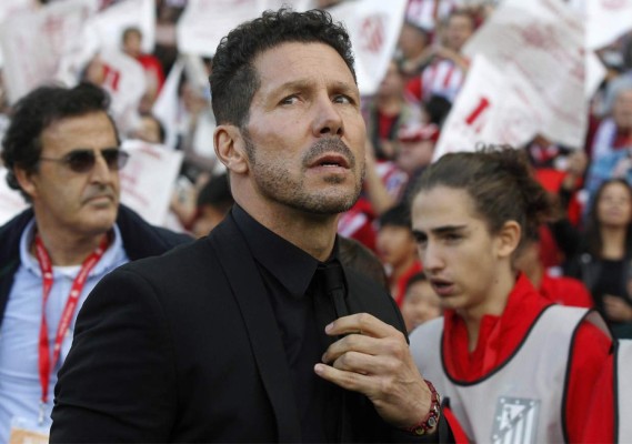 Diego Simeone: 'Para llegar a esta formación llevamos cuatro años y medio'