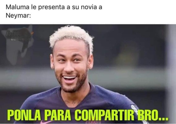 Los memes hacen pedazos a Maluma luego de que Neymar le 'robara' la novia, Icardi protagonista&nbsp;&nbsp;