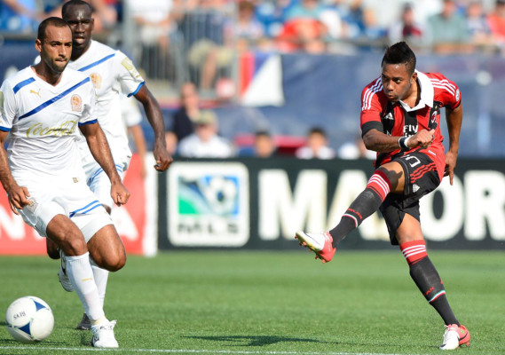 Imágenes del partido Olimpia-Milan en Boston