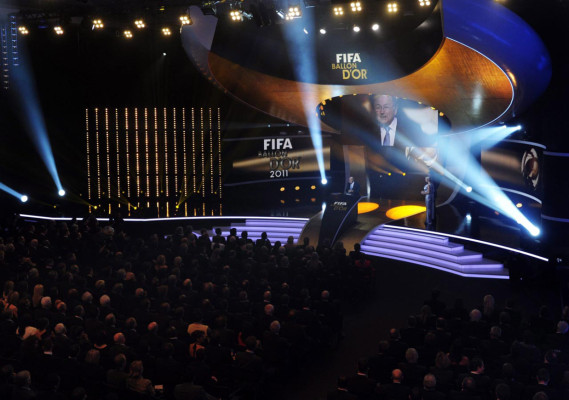 Las mejores imágenes de la gala del Balón de Oro 2011.