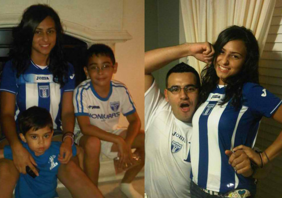 Hondureños por el mundo vibrando por la Bicolor