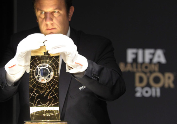 Las mejores imágenes de la gala del Balón de Oro 2011.