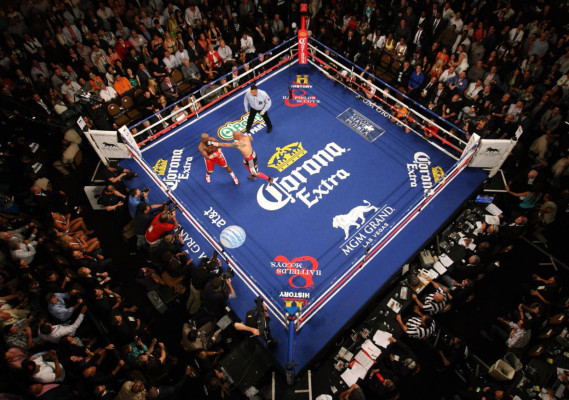 Mayweather vs Cotto, en imágenes