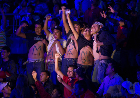 Imágenes de la gira de Márquez y Pacquiao en México