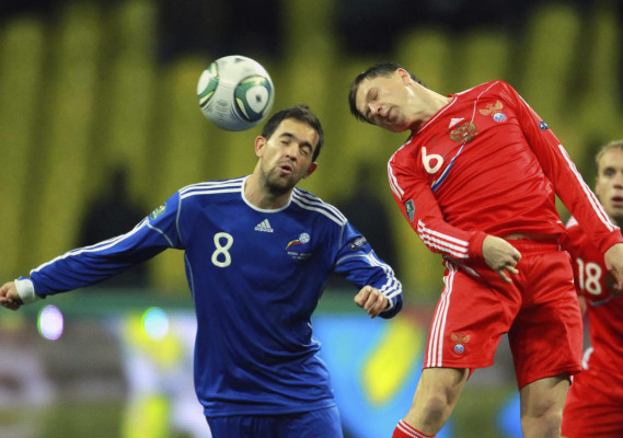 Imágenes de las eliminatorias de la Eurocopa 2012.