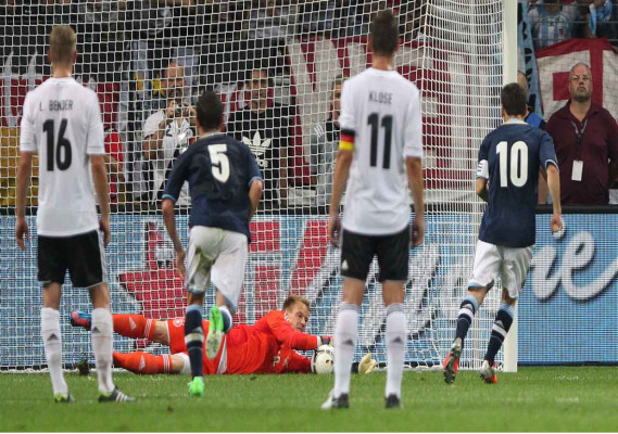 Toda la jornada de amistosos internacionales.