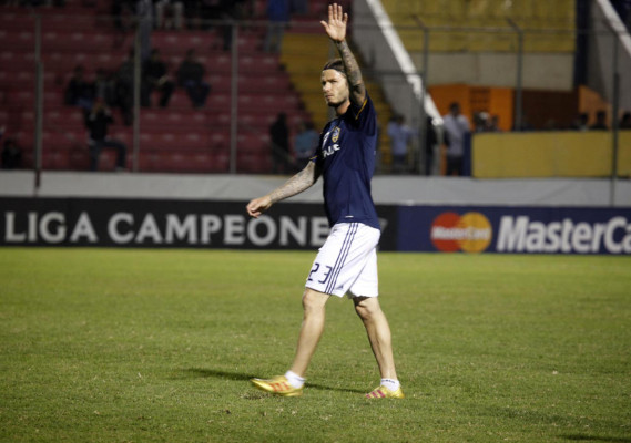 Imágenes de David Beckham en el Nacional.