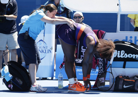 Stephens tumba a Serena.