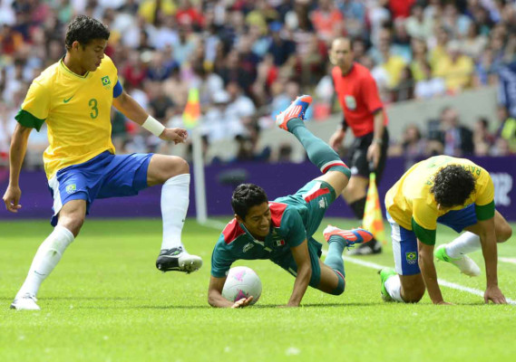 Mexico celebra su medalla de oro en londres.