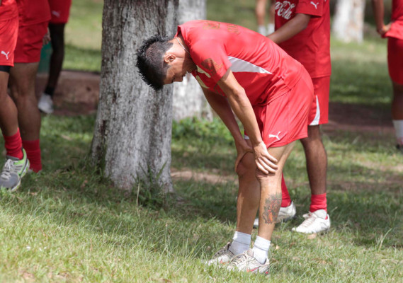 Sufrimiento en el entrenamiento de Olimpia