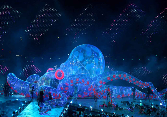 Música y color protagonizaron clausura de los Juegos Olímpicos Londres 2012.