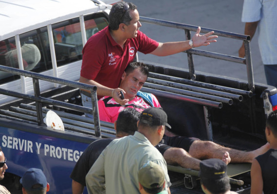 Imágenes del momento angustioso que vivió Kerpo de León.