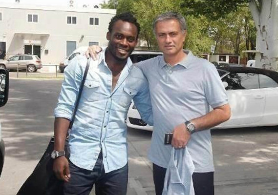 Imágenes del primer entrenamiento de Essien con el Real Madrid.