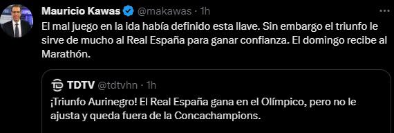 “Cierre con dignidad”: Prensa hondureña e internacional reaccionaron al triunfo del Real España en Concacaf