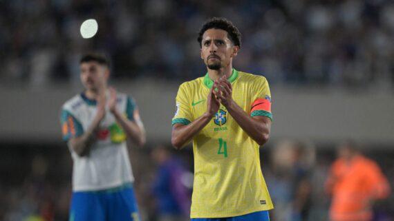El drama de Marquinhos y su esposa tras la goleada que sufrió Brasil: Es un dolor inexplicable