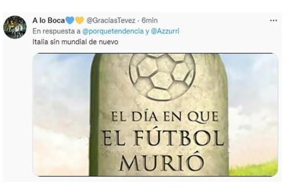 Italia se queda afuera del Mundial de Qatar 2022 y los memes los destrozan por caer con Macedonia