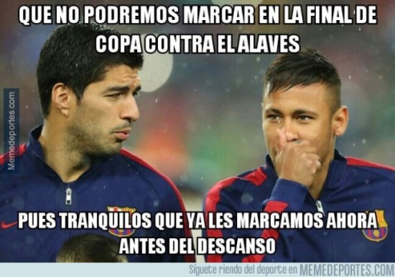 Barcelona destroza al Alavés y surgen divertidos memes