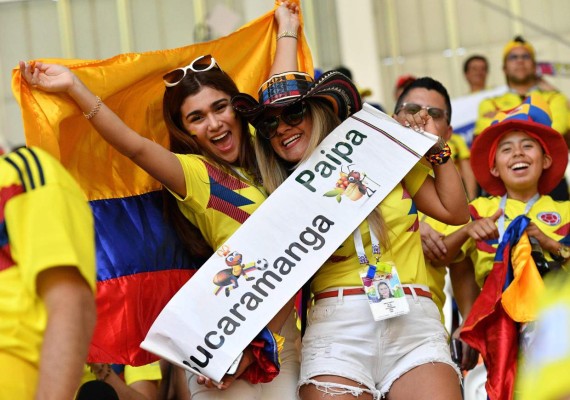 FOTOS: Las bellas chicas colombianas enamoran en el Mundial de Rusia