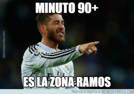 Los memes para Real Madrid y Sergio Ramos tras agónico empate