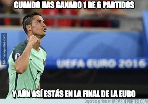 Los mejores memes del pase de Cristiano Ronaldo y Portugal a la final de la Eurocopa