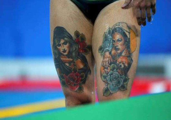 Los espectaculares tatuajes que lucen los atletas en los Juegos Olímpicos de Río 2016
