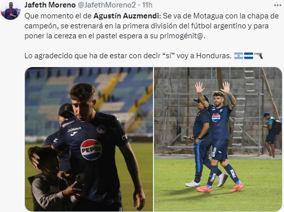 Lo que dicen los periodistas hondureños sobre la salida de Agustín Auzmendi y en Argentina ya hablan de él