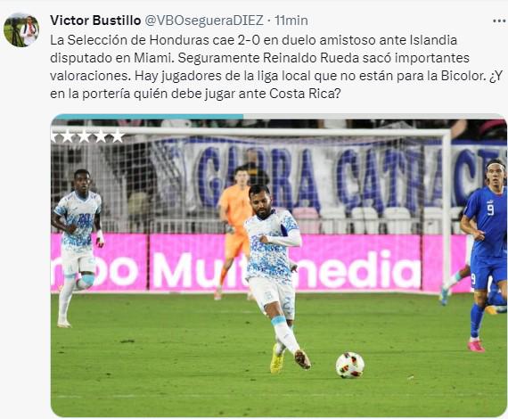 Lo que dicen los periodistas hondureños tras la derrota de la Selección Nacional ante Islandia: “¿Es en serio Buba?”