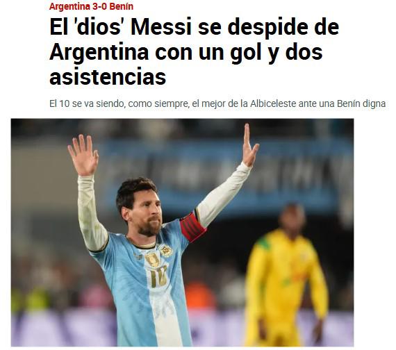 Periodista ataca a Messi y esto dice la prensa: Gracias por todo D10S