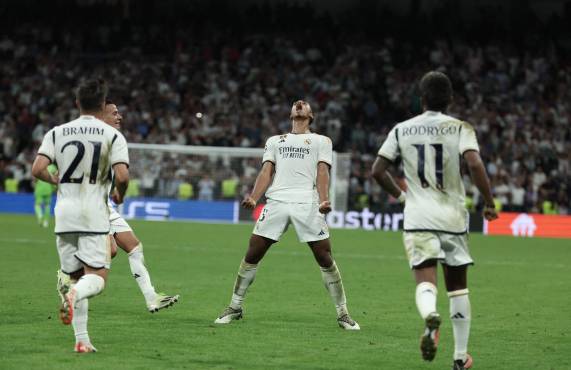 Bellingham gritó con todo su tanto ante el Unión Berlín.