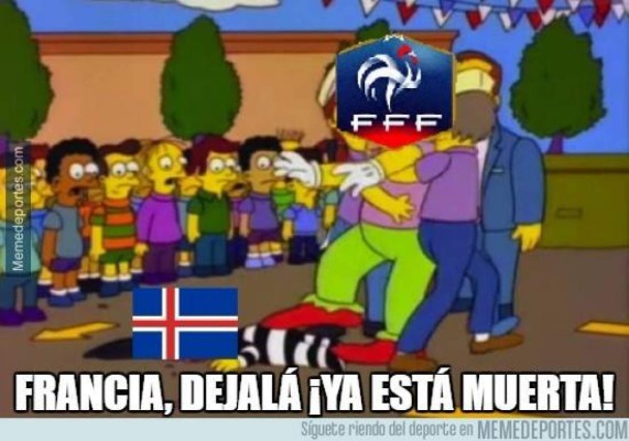 Los mejores memes de la goleada de Francia sobre Islandia en la Eurocopa