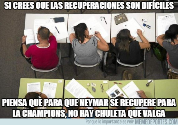 Las tremendas burlas que dejó la lesión y operación de Neymar en Brasil