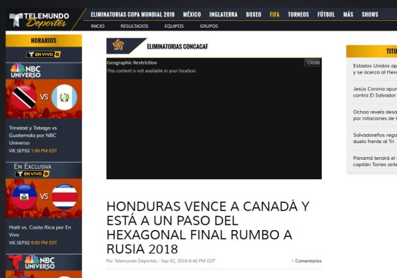 La prensa internacional resalta que 'Honduras sigue viva en la Eliminatoria de Concacaf'