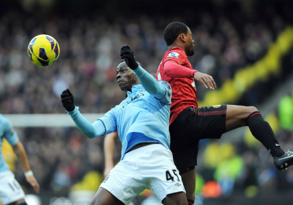 Las mejores imajenes del Clasico Manchester United VRS Manchester City