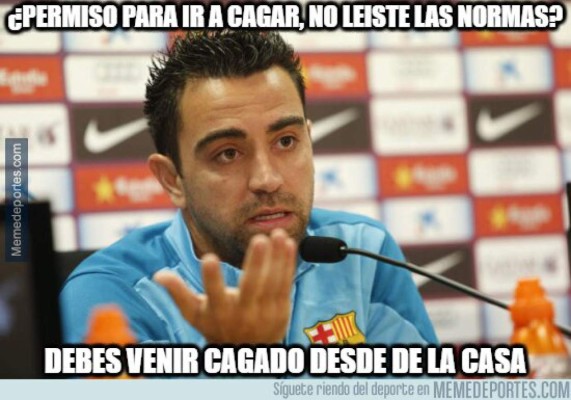 Xavi Hernández y sus duras normas en el Barcelona son protagonistas de los memes