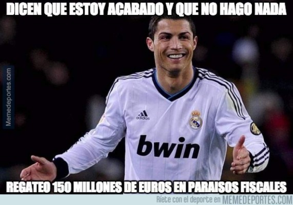 Destrozan a Cristiano en los memes previo al clásico Barcelona-Real Madrid