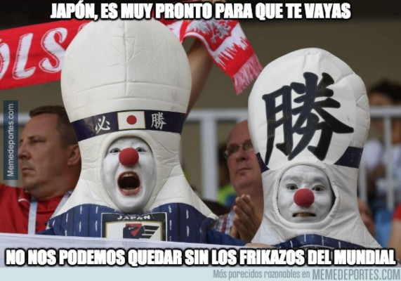 Memes atacan a Japón y Lewandowski en Mundial de Rusia 2018