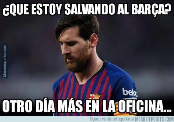 Los humillantes memes del sufrido empate del Barcelona ante el Valencia