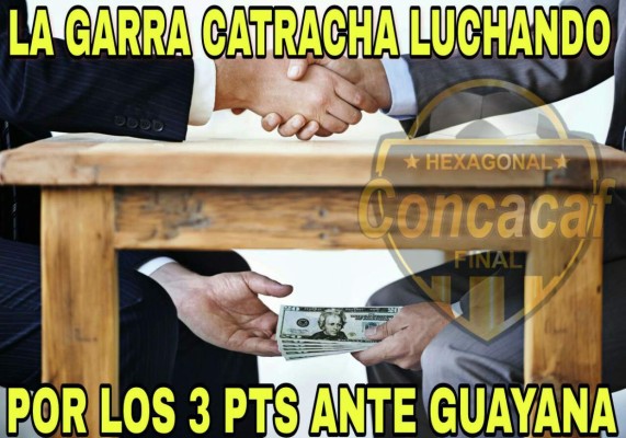 ¡Qué feos memes! Así destruyen a Honduras por tres puntos que nos regaló Concacaf