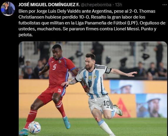 “Thomas Christiansen hubiese perdido 10-0”: Prensa de Panamá destaca derrota ante Argentina y halaga labor de Jorge Dely Valdés