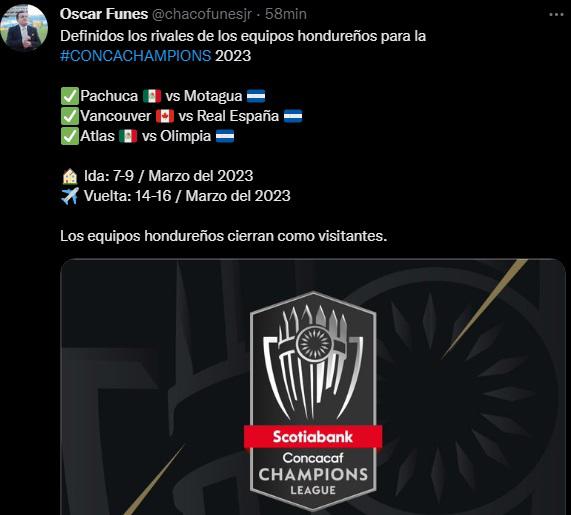 “Motagua bailará con la más fea”, “Real España, el beneficiado”: Prensa hondureña reacciona a los cruces de octavos de Concachampions