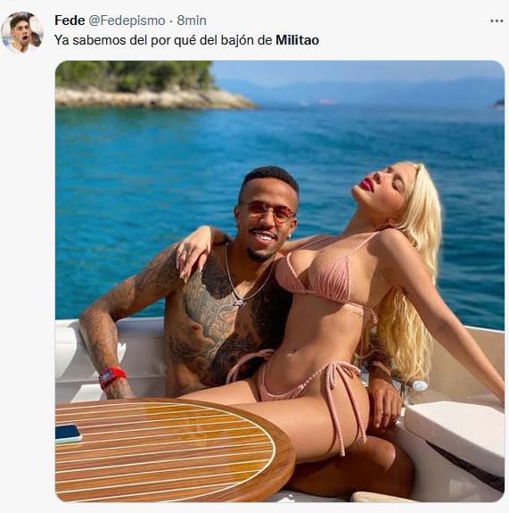 Los memes que dejó el empate del Real Madrid ante el Cádiz donde destrozan a Militao