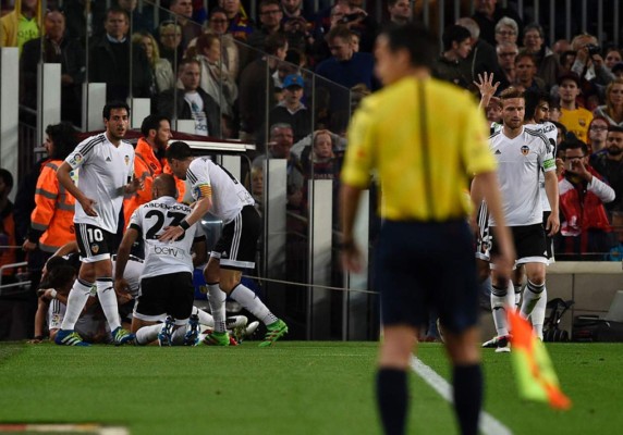 Las mejores imágenes de la derrota del Barcelona ante Valencia