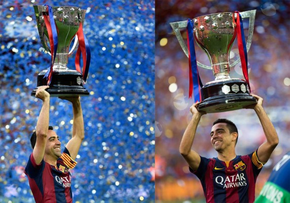 La despedida de Xavi Hernández del Camp Nou