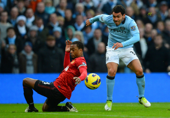 Las mejores imajenes del Clasico Manchester United VRS Manchester City