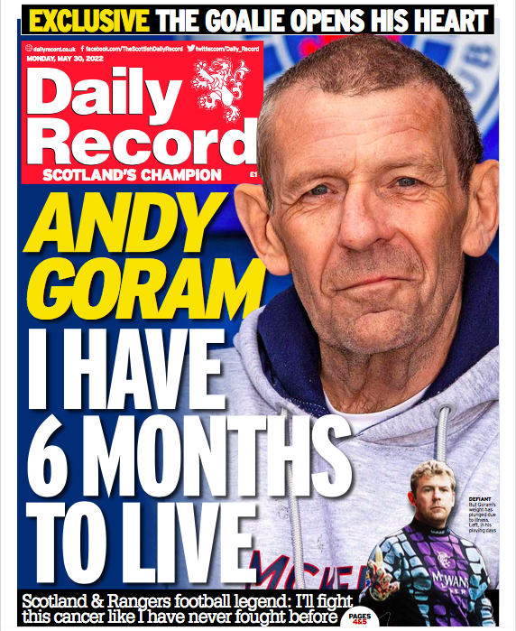 Exportero del Manchester United confiesa que solo le quedan seis meses de vida: ‘‘La quimioterapia no es una opción’’