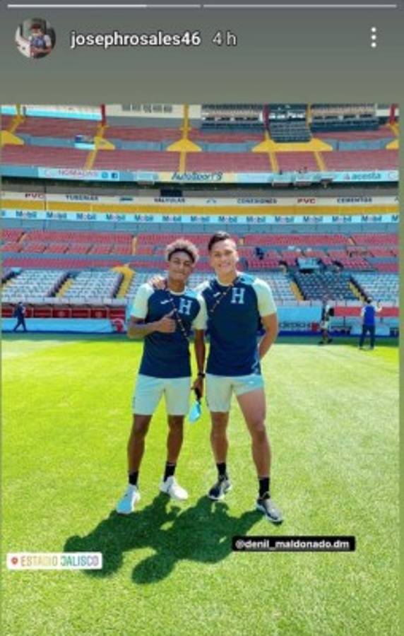 Jugadores Sub-23 de Honduras muestran el lado íntimo del reconocimiento de cancha del estadio Jalisco